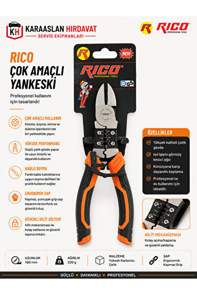 Rico 180mm Multifonksiyonel Kablo Sıyırma Yankeski