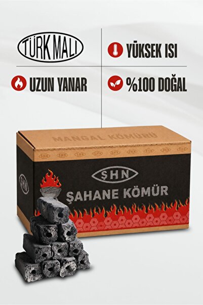 TEZYAK 10 kg Anka Doğal Dökme Mangal Kömürü Uzun Yanan Yüksek Isılı %100 Doğal