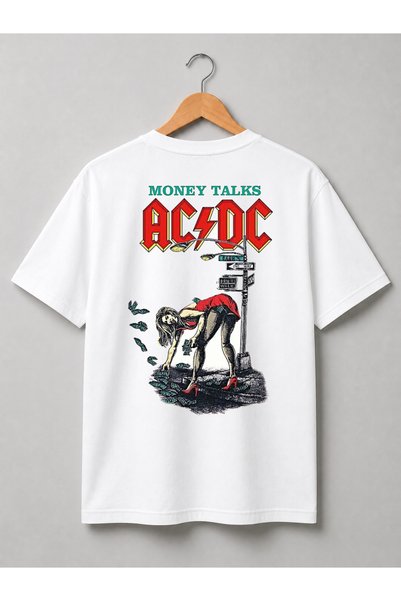 Grafftee Clothing Premium Unisex Cotton T-Shirt |   Custom Ac/Dc Design High ...