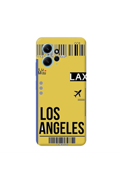Other Xiaomi Redmi Note 12 4G Los angeles Yellow Colored Silicone TPU Θήκη