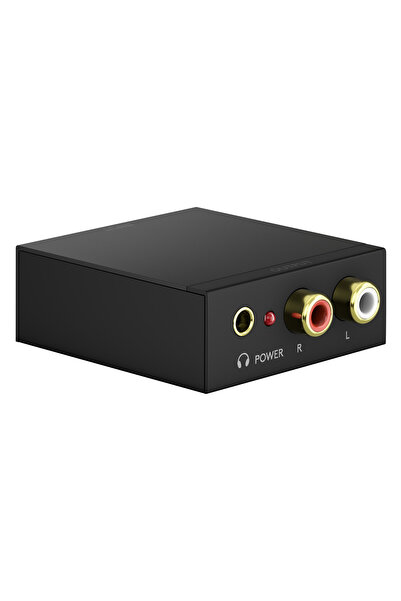 goobay μετατροπέας ήχου 58493, Coaxial/Toslink σε 2x RCA, μαύρος