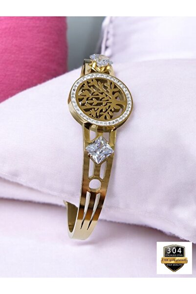 takantakana Vip, Single Stone Tree of Life, Handcuff Bracelet, Stoned Design,...