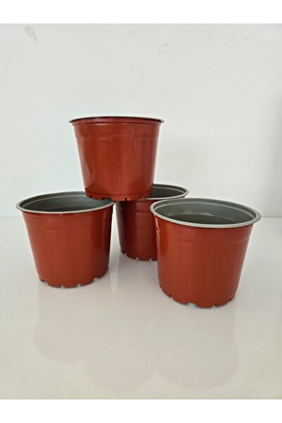 Ekodoğa Saksı 2,3 litre 20 adet 17x13,5 cm Yuvarlak Vakum Saksı Üretim Saksıs...