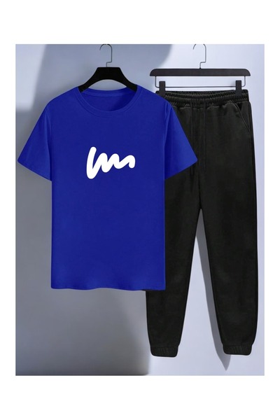 bellanova Hanangiyim Unisex Oversize Shorts Set Short Sleeve T-Shirt Comforta...