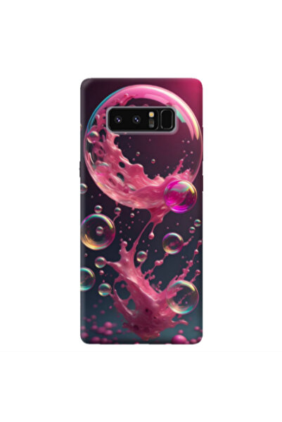 Other Samsung Note 8 Pink balloon Transparent Silicone TPU Θήκη