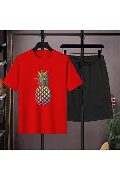 ZEMLİYA Sara Unisex Oversize Shorts Set Short Sleeve T-Shirt Comfortable Fit ...