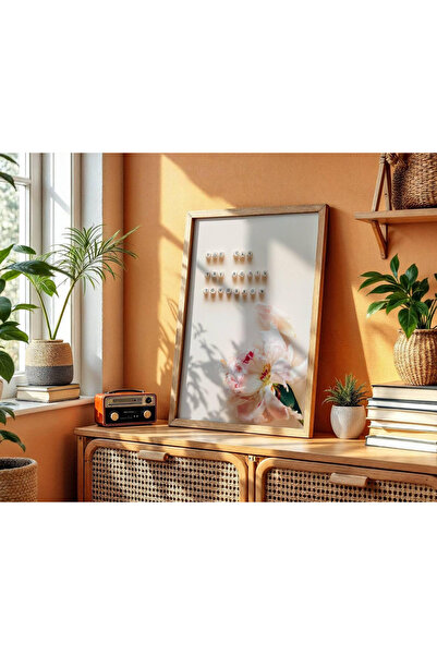 Tuba Decor Tablou dintr-o singură bucată cu ramă din lemn