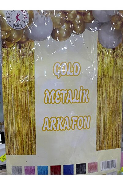 Gold Metalik Arka Fon