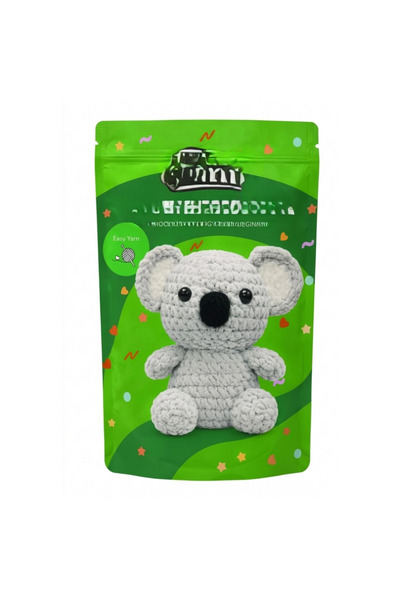 NW NessiWorld Koala Amigurumi Knitting Kit for Beginners