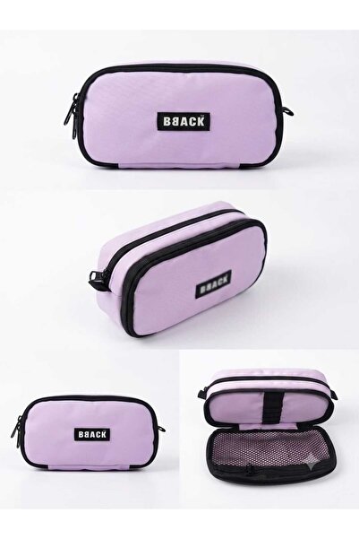 SEYFİKİRTASİYE Fabric Pencil Bag 2 Compartments Large Volume Multifunctional ...