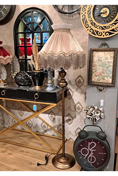 Empressco Sultan Lambader 170cm, Bronz Ayak, Vizon Şapka, Şık ve Modern Tasarım