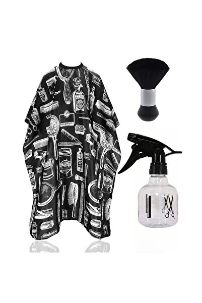Choice9 Black A 3pcs WANMEI Waterproof Hairdressing Shawl Bib paper Set Nylon...