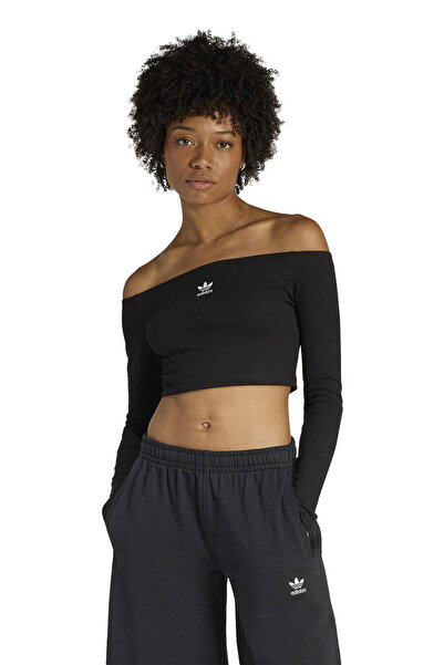 adidas Women's Casual T-Shirt Ess Rib Ls Ke3150