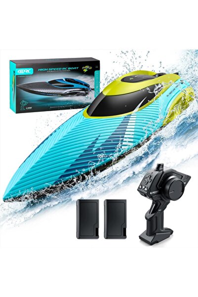 scntoys 40 Km/h Hız Yapan RC Tekne Akıllı Alarm LED Işıklı 2.4GHz Uzaktan Kum...