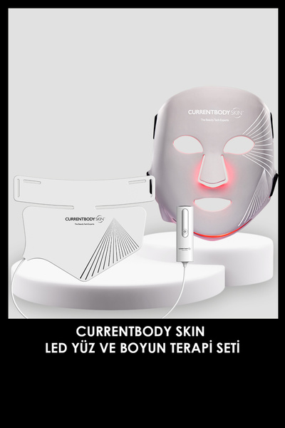 CurrentBody Skin LED Yüz ve Boyun Terapi Seti