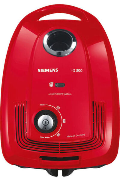 Siemens Iq300 Ηλεκτρική σκούπα 600W με σακούλα 3,5 λίτρα Κόκκινη