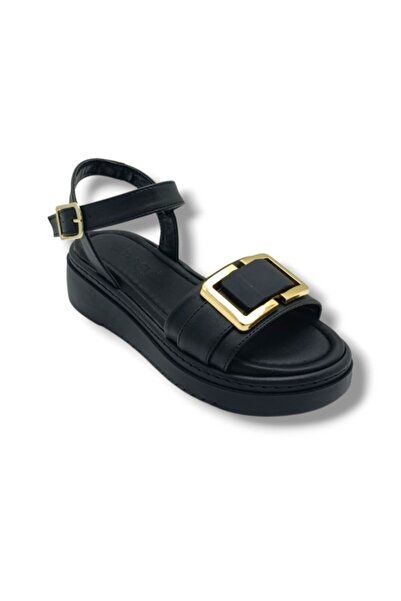 Fancy 617-26 Skin Rectangular Belt Buckle Anatomical Women's Sandals