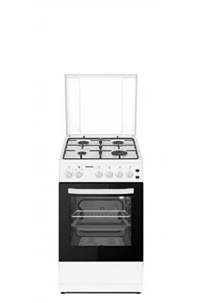 Heinner HFSC-S60LITGWH Κουζίνα υγραερίου – 4 εστίες, ηλεκτρική ανάφλεξη, ασφα...
