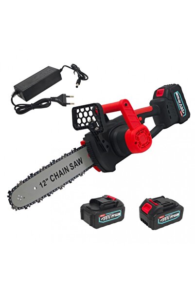 German Meister Drujbă fără fir 36V XGT – Lamă de 12 ", Lubrifiere automată, P...