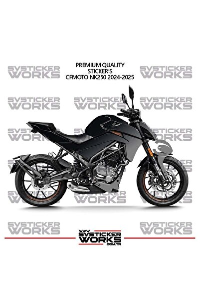 ARONA Cfmoto Nk250 Gen 2 Fairing Sticker Double Color Engine Fairing Model Re...