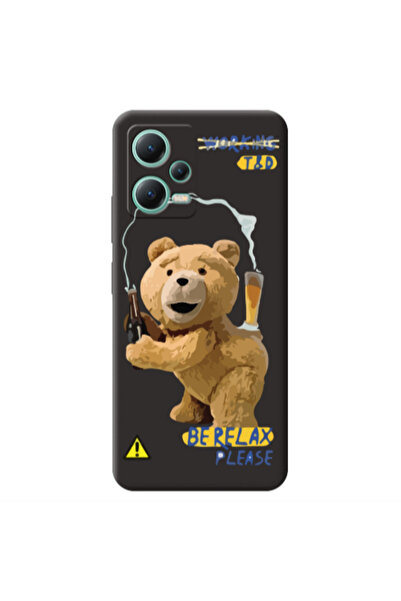 Other Xiaomi Redmi Note 12 Pro 5G Be Relax Black Colored Silicone TPU Θήκη