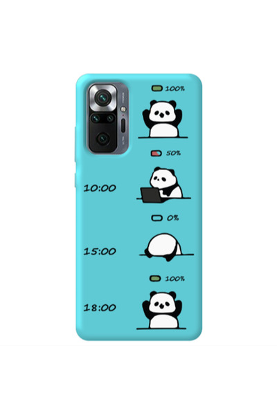 Other Xiaomi Redmi Note 10 Pro 4G My situation at work Turquoise Colored Sili...