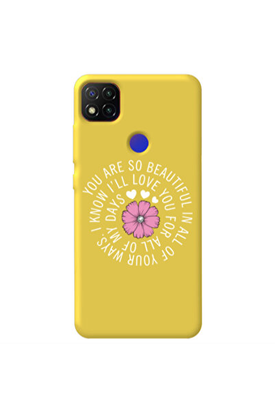 Other Xiaomi Redmi 9c Your Ways Yellow Colored Silicone TPU Θήκη