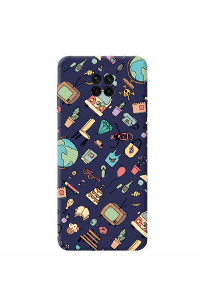 Other Xiaomi Redmi Note 9 Pro Mixed up Dark blue Colored Silicone TPU Θήκη