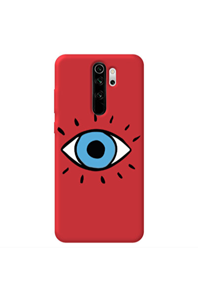 Other Xiaomi Redmi Note 8 Pro Shining Eye Red Colored Silicone TPU Θήκη