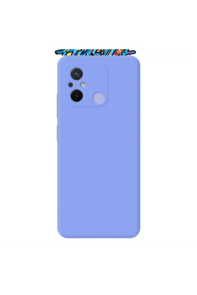 Other Xiaomi Redmi 12C Hustle Light Purple Colored Silicone TPU Θήκη