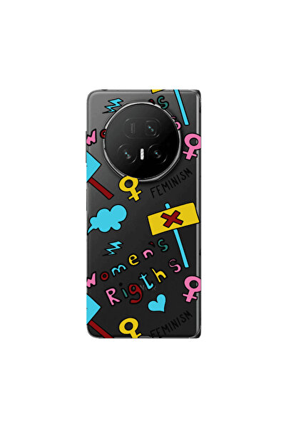 Other Honor Magic V5 Feminism Transparent Silicone TPU Θήκη