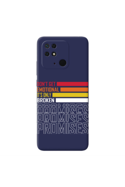 Other Xiaomi Redmi 10C Dont Get Emotional Dark blue Colored Silicone TPU Θήκη
