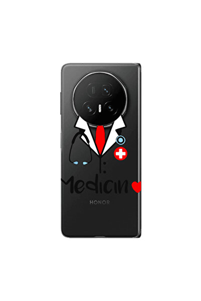 Other Honor Magic V5 Medicin Transparent Silicone TPU Θήκη