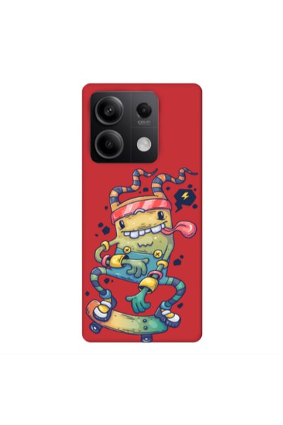 Other Xiaomi Redmi Note 13 5G Dangerous task Red Colored Silicone TPU Θήκη