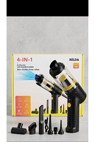 arac aksesuar HİLDA 4 IN 1 ARAÇ SÜPÜRGESİ