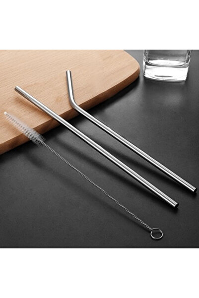 Bucuks Mey Import ®   3 Piece Stainless Steel Straw Set