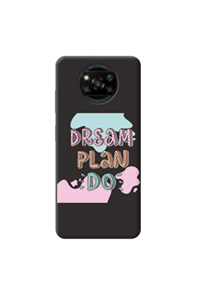 Other Xiaomi Poco X3 /X3 Pro Dream Plan Do Black Colored Silicone TPU Θήκη