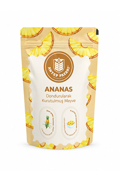 Antep Pazarı Pineapple-Freeze Dried-Crispy Dried Fruit- 15 Gr