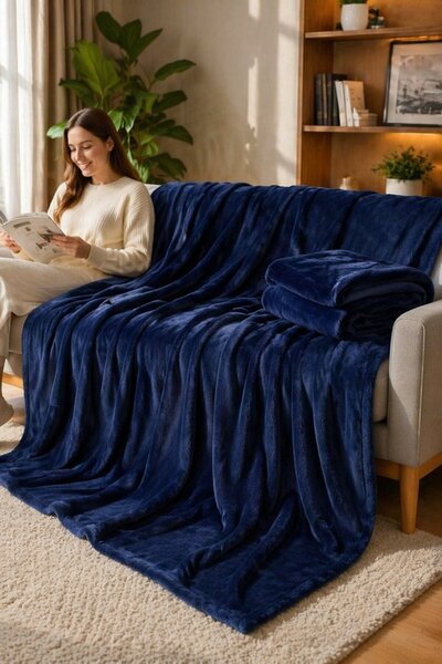 Generic 1 Microfiber Flannel Fleece Blanket Lightweight Soft Plush Bed Sofa C...