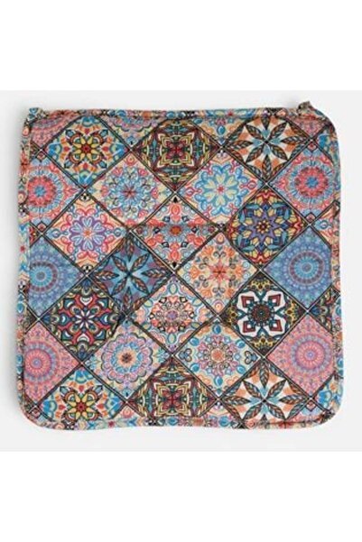 Jumbo Pernă de scaun multicoloră cu model mozaic 39 x 39 cm