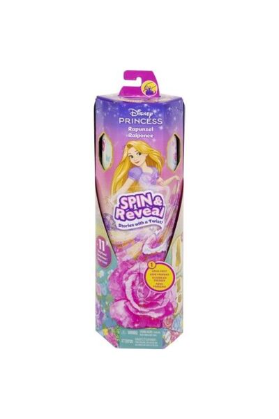 mattel Κούκλα Ραπουνζέλ Ντίσνεϊ Πρινσές με Περιστρεφόμενη Λειτουργία Αποκάλυψ...