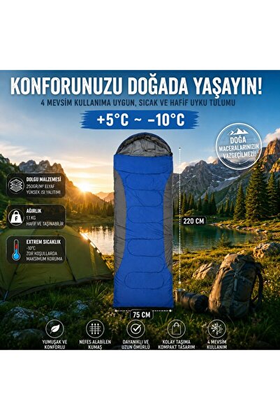 Begin Power 4 Seasons vreća za spavanje +5°C -10°C kamperska vreća za spavanj...