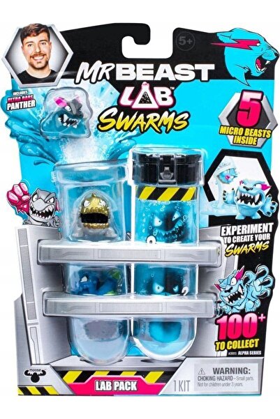 GIOCHI PREZIOSI Mr Beast Lab-5 Φιγούρες Σμήνους (24708)