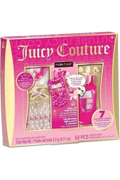 Make It Real Juicy Couture Dial Up The Style Lip Gloss Τηλέφωνο και DIY Κορδό...