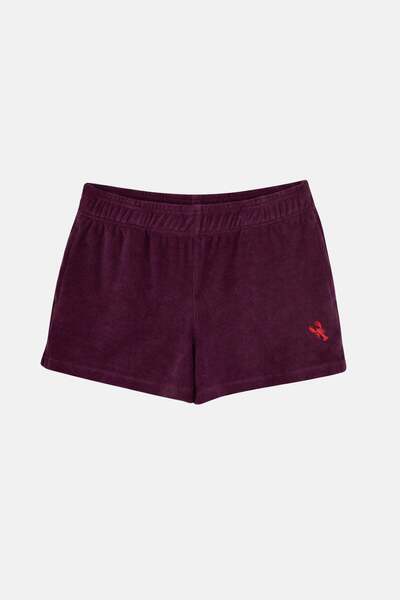 Reflect Studio Istakoz Terry Women's Shorts - Burgundy