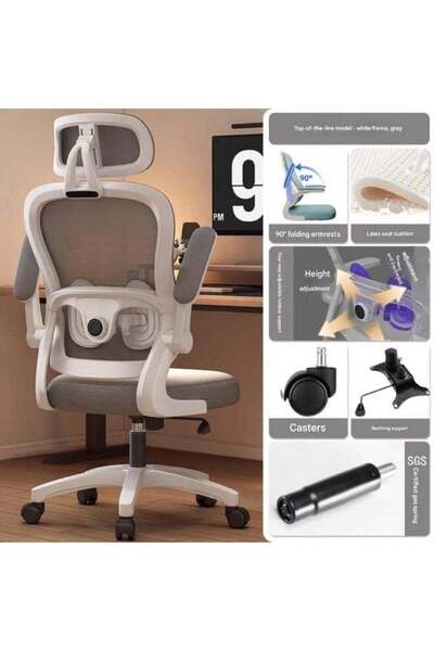 huitich Ergonomic Mesh Office Chair with Headrest & Adjustable Lumbar Support...