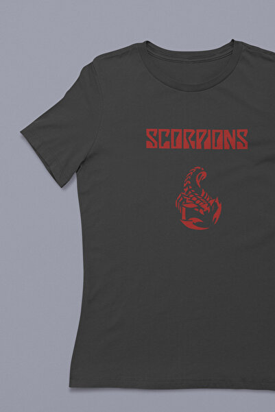 buzagi tasarım ürünleri Scorpions Unisex Black Regular T-Shirt