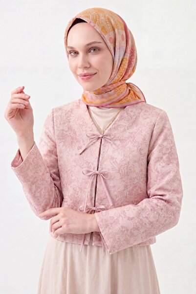 Silk Home وشاح ناعم باللون الوردي الأصلي