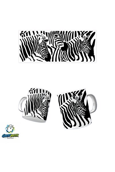 Ghostbastır Design كوب زيبرا |   قطعة واحدة K0452