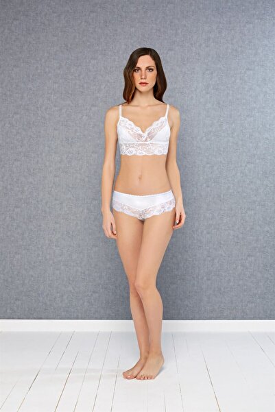 Doreanse Women's Micro Lace Detailed Hipster Panties 7158 Single Piece
